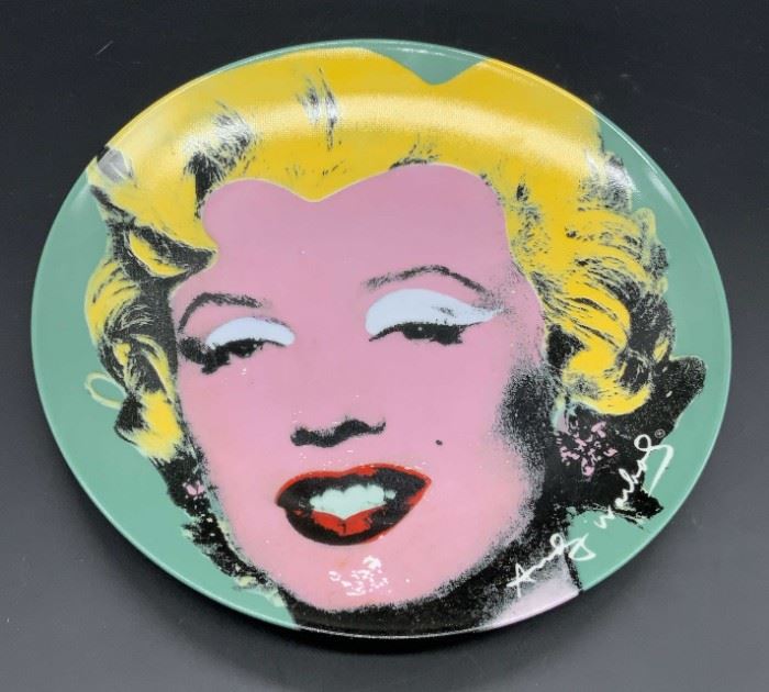 ANDY WARHOL LE Block China Marilyn Monroe Plate
