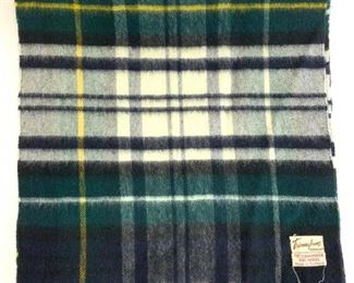 Triminghams Cashmere & Wool Plaid Scarf, Scotland
