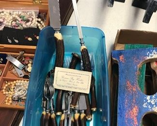 Stag Handled Serving Ware