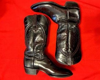 Black cherry Lucchese Western boots size 10 C