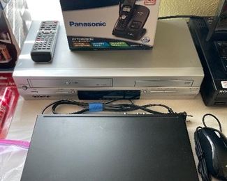 Toshiba DVD/VHS Combo Player and a Sony DVD Player!