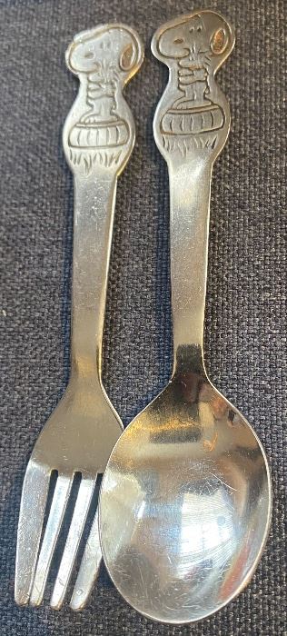 Vintage Snoopy Spoon and Fork