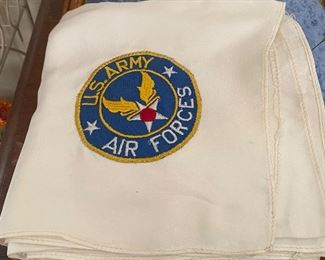 U.S. Army Air Forces Silk Sweetheart Scarf