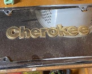 Cherokee License Plate