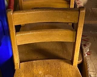 Wooden Children's Desk Chairs