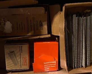 Boxes of Industrial Staples