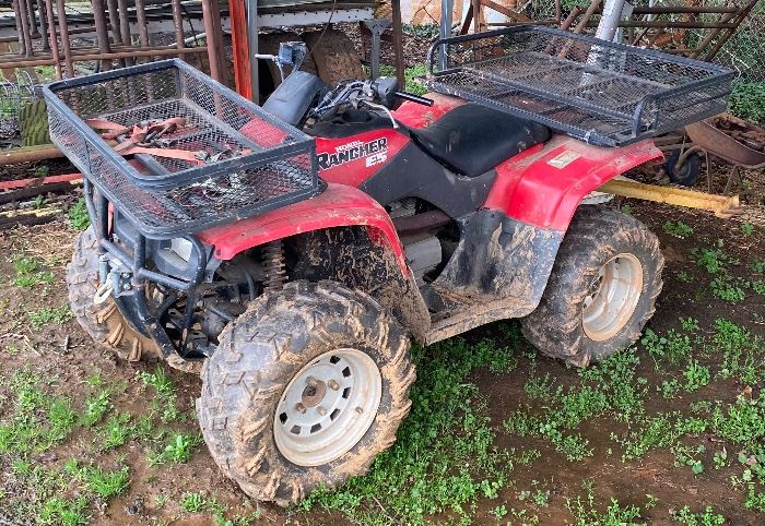 Honda Rancher ES Four Wheeler