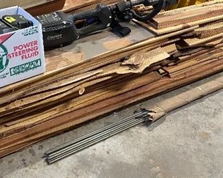 Stack of Cedar Lumber