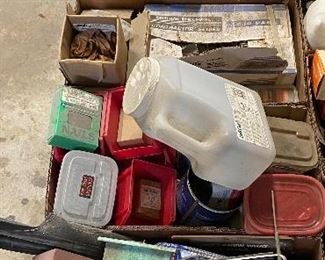 Assorted Hardware, Cleaning Items, Box Lots