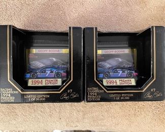 Racing Champions Geoff Bodine NASCAR 1:64 Scale Die Cast X 2.  18306 and 18418/20000