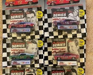 Racing Champions Mercury Cyclone Bobby Allison, Elmo Langley, AJ Foyt, Tiny Lund, Donnie Allison, Leeroy Yarbrough NASCAR Stock Car Die Cast