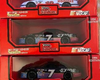 Racing Champions Loy Allen, Geoff Bodine NASCAR 1:24 Scale Die Cast