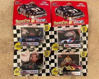 Racing Champions 1994 Lake Speed, Dale Jarrett, Mark Martin, Terry Labonte NASCAR Stock Car Die Cast