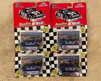 Racing Champions 1994 Geoff Bodine NASCAR Stock Car Die Cast X 4