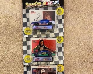 Racing Champions Bill Elliott, Kyle Petty, Cale Yarborough NASCAR Stock Car Die Cast
