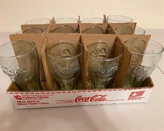 Coca-cola glasses - set of 12
