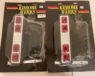 Khrome Werks Deluxe Rear Mudflaps X 2 NIP