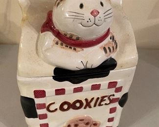Vintage Jay Import Kitten on a Milk Carton Cookie Jar