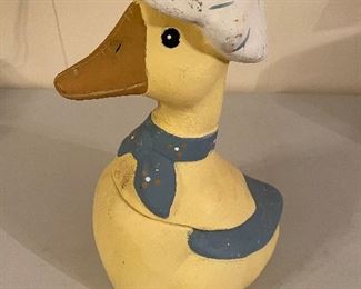 Vintage Hand-Painted Duck Cookie Jar