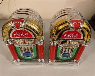 Gibson Coca Cola Jukebox Cookie Jar X 2