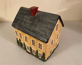 Cabin Cookie Jar