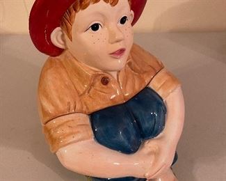 Huckleberry Finn/Tom Sawyer Cookie Jar