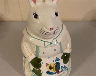 Vintage Studio Nova Bunny Rabbit Cookie Jar