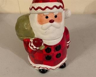 Santa Cookie/Treat Jar