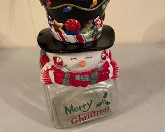Snowman Treat/Cookie Jar