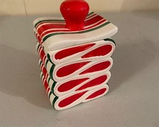 Ribbon Candy Treat Jar