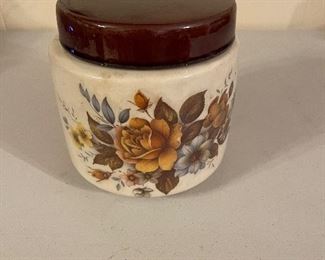 Vintage McCoy Floral Canister/Cookie Jar