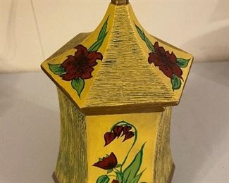 Hand painted Wildflower Cookie Jar