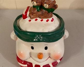 Snowman Cookie Jar
