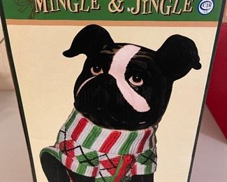 Cracker Barrel Mingle & Jingle Dog Cookie Jar