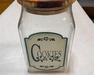 Glass Cookie Jar