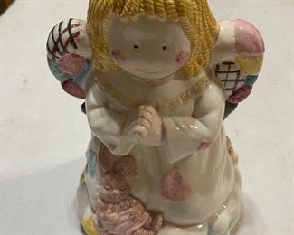 Vintage Praying Angel Cookie Jar