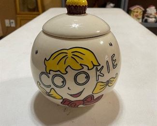 Googlie-eyed Girl Cookie Jar