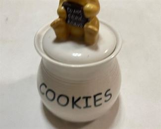 Bear Sitting On Cookie Jar
