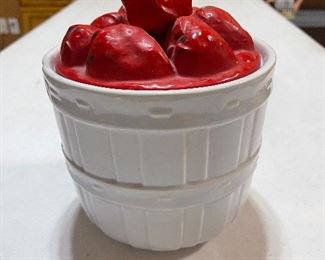 Vintage McCoy Strawberry Basket Cookie Jar