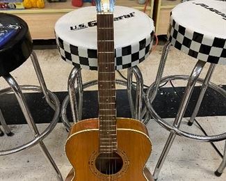 Vintage Harmony Sovereign Acoustic Guitar w/ hard case