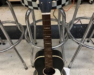 Vintage Stella Parlor Acoustic Guitar w/ strap and hard case