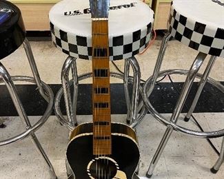 Vintage Kay Old Kraftsman Parlor Acoustic Guitar w/ hard case