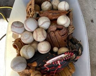 Ball Gloves and Balls Aplenty!
