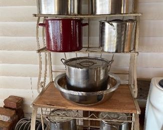 Huge Pots - Most of Which Have Lids