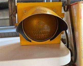 Vintage Yellow Traffic Light