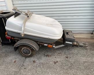 Pull-Behind Motorcycle Trailer