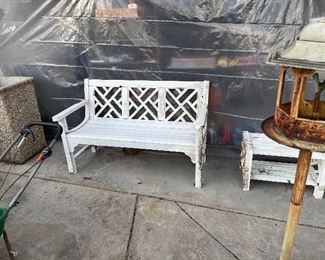 Heavy Iron Outdoor Furniture… could do easily be gorgeous again!