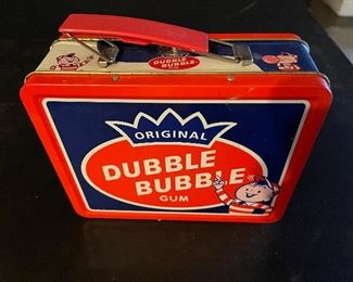 Vintage Dubble Bubble Metal Lunchbox