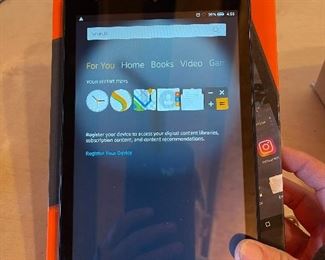 Fire HD8 with Alexa Tablet… appears new, is unregistered and appears to be working properly