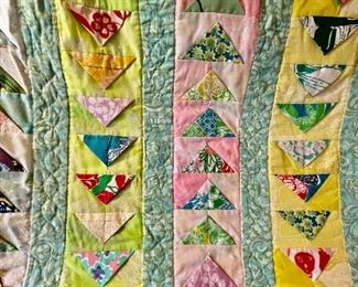 Suzie Depoo Fabric-  Snow Birds quilt